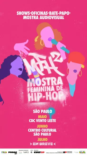 Começa neste fim de semana a 1ª Mostra Feminina de Hip-Hop na Zona Leste de São Paulo – Rap Mais