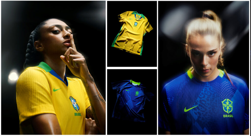 Nike e CBF apresentam uniformes da Seleção Brasileira feminina