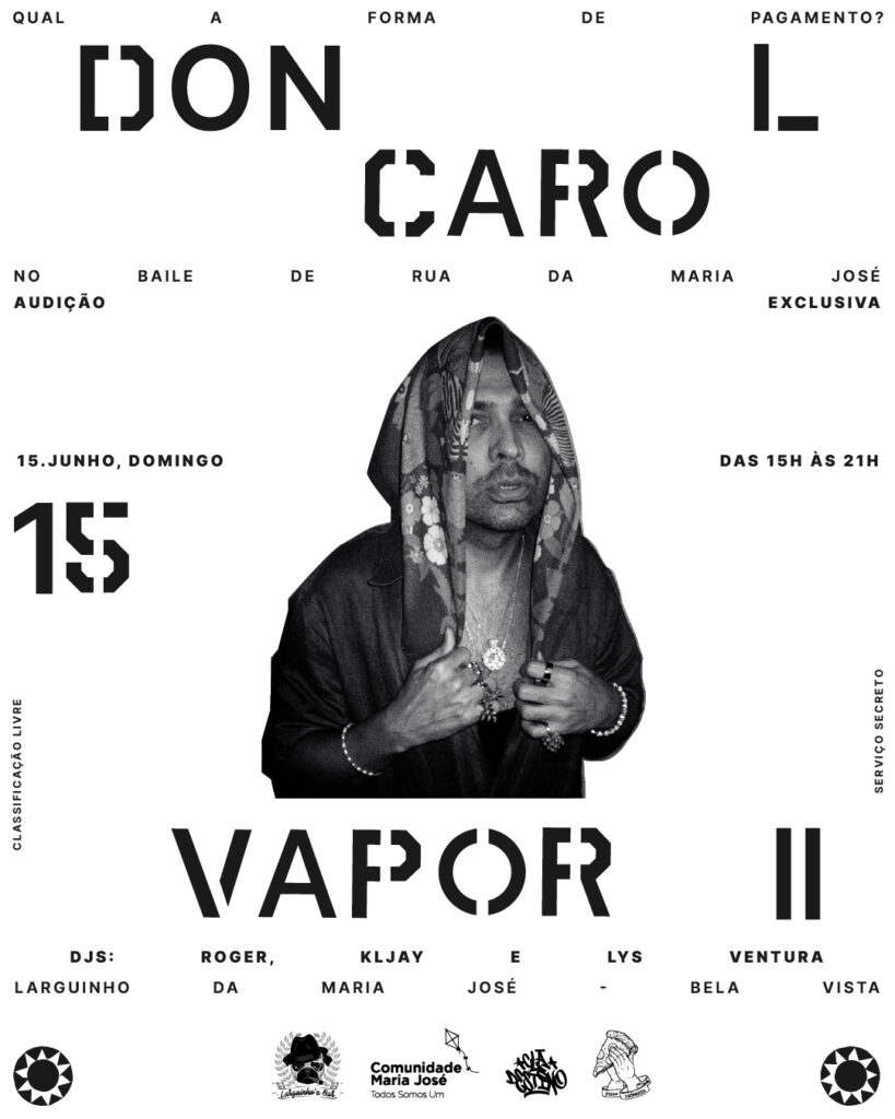 Don L Faz Audição Pública de "Caro Vapor II" em SP com DJs Lys Ventura, Roger e KL Jay