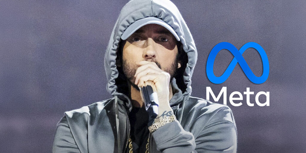 Eminem processa 'Meta' em R$610 milhões por direitos autorais