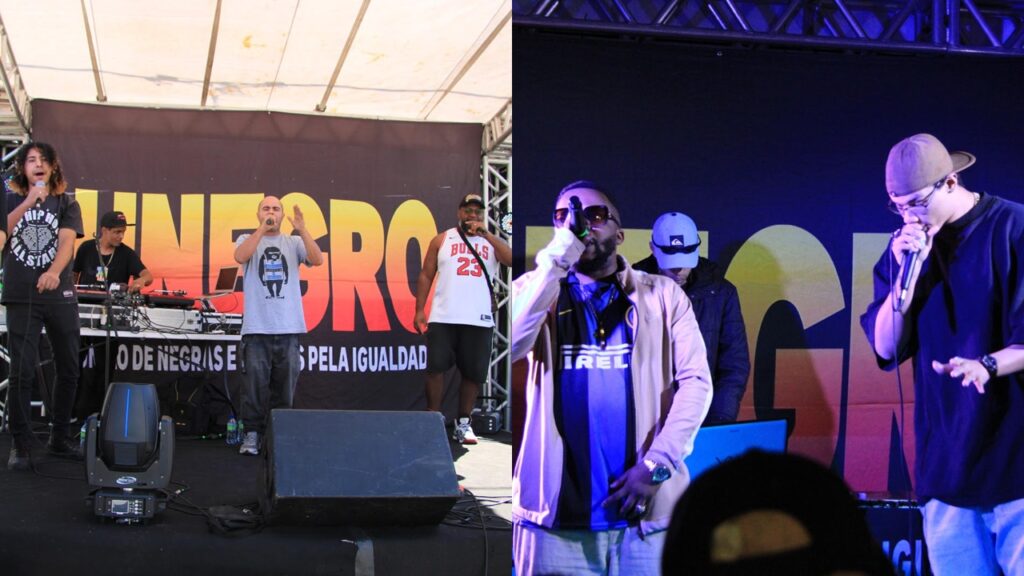 Edi Rock e Eduardo Taddeo agita Carapicuíba em show de encerramento do Circuito Hip Hop nas Comunidades