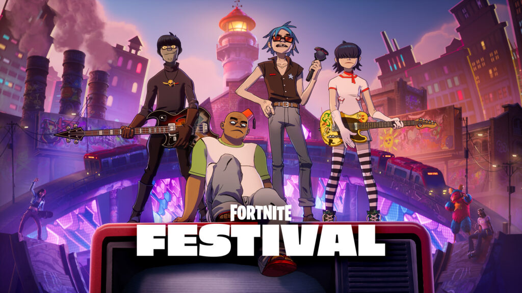 Gorillaz é a atração principal da Temporada 10 do Fortnite Festival