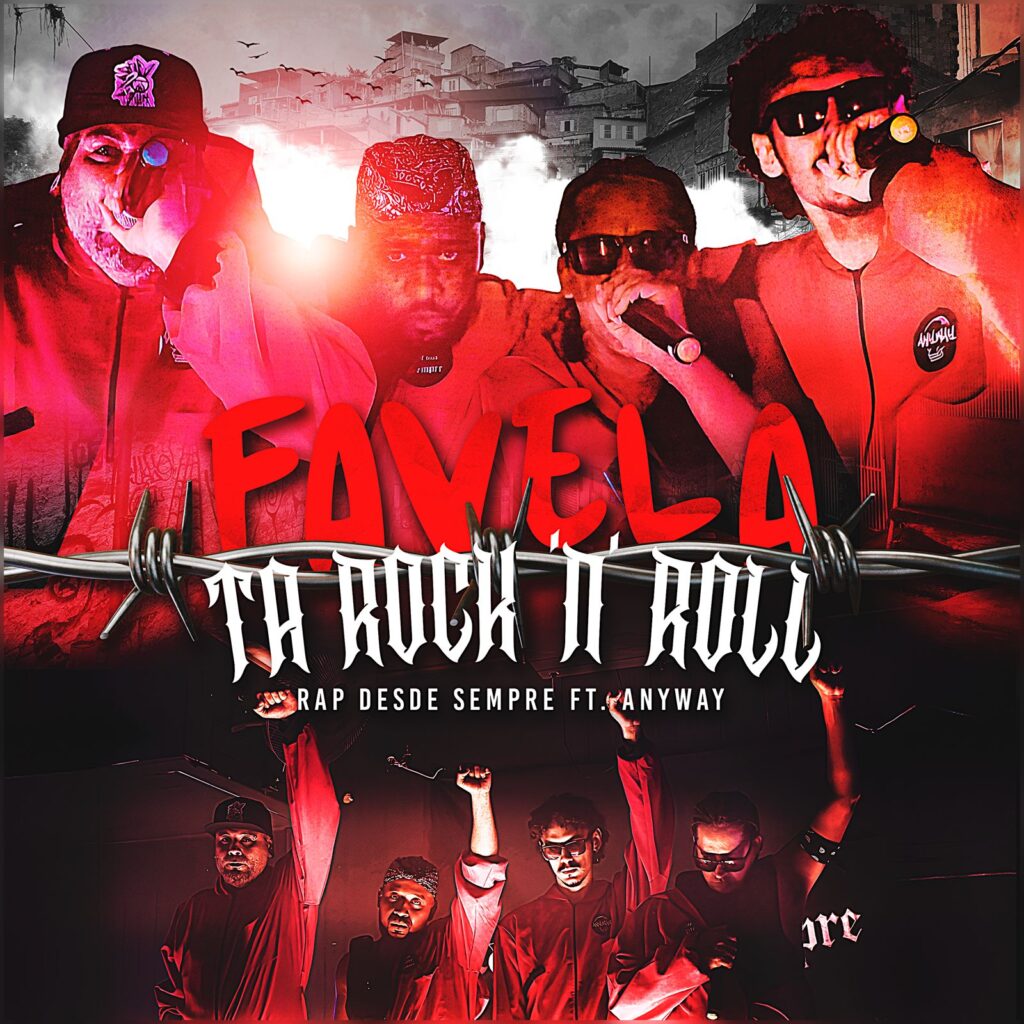 Rap Desde Sempre e Anyway Lançam "Favela Tá Rock N Roll", uma Fusão Poderosa de Gêneros