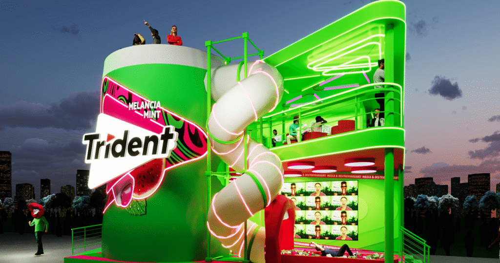 Trident leva experiências únicas e embalagens exclusivas para o The Town 2025