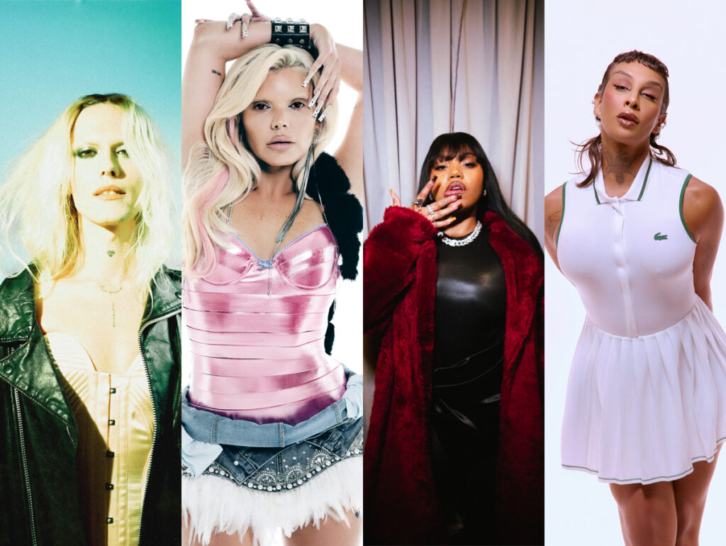 Catto, Duda Beat, Duquesa e Linn da Quebrada estão no line-up do Festival Sangue Novo (Crédito: Divulgação)