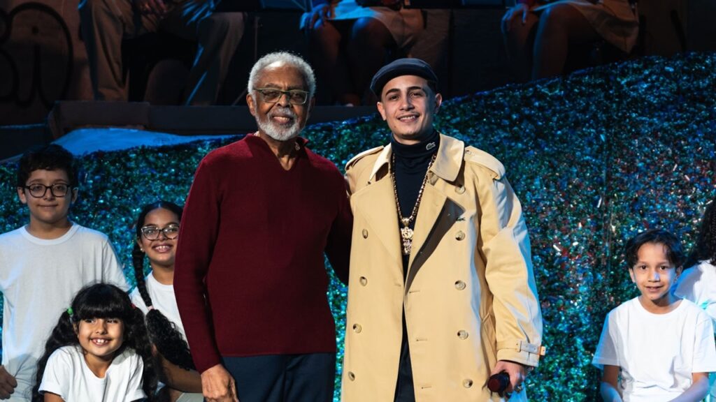 MC Hariel é indicado ao Grammy Latino 2025 com parceria histórica com Gilberto Gil