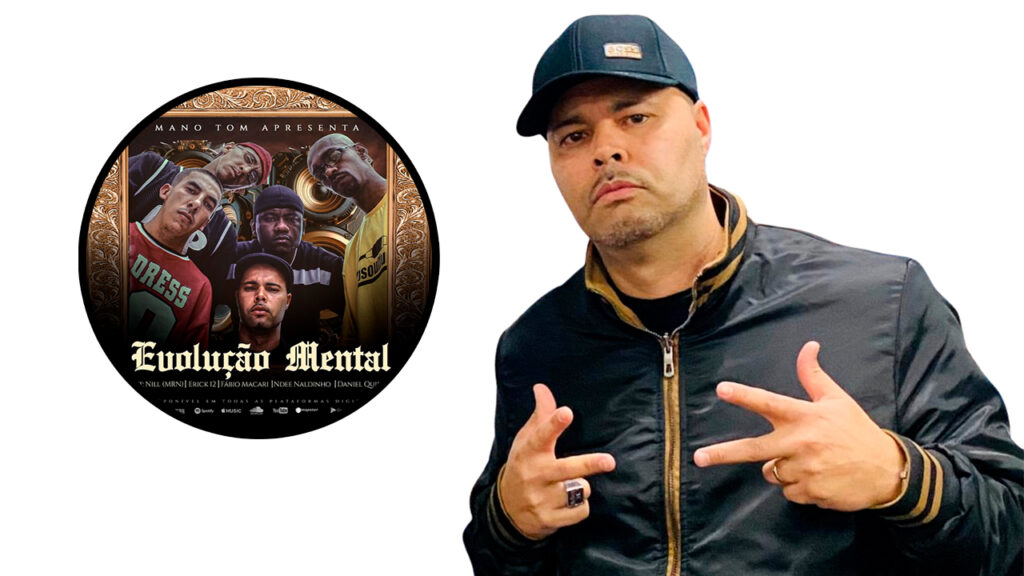 Mano Tom Lança em todas as plataformas digitais o álbum 'Evolução Mental', Gravado Há 26 Anos, em Homenagem à História do Rap