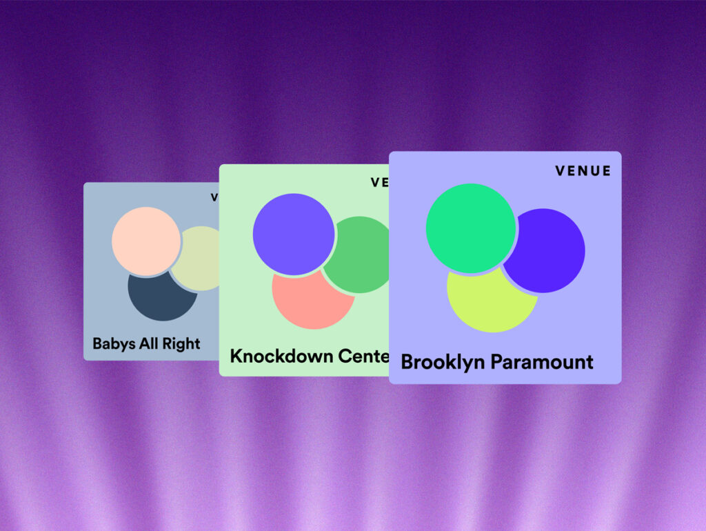 Spotify permite seguir casas de shows