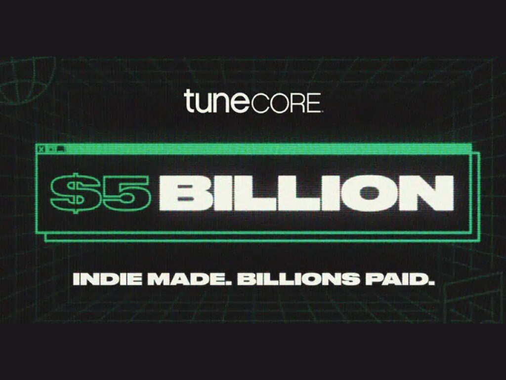 TuneCore afirma que já pagou US$5 bi a artistas independentes