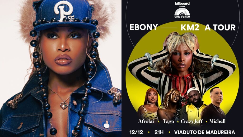 Esta sexta-feira, Ebony levará a KM2 Tour para o Une Verso Sounds