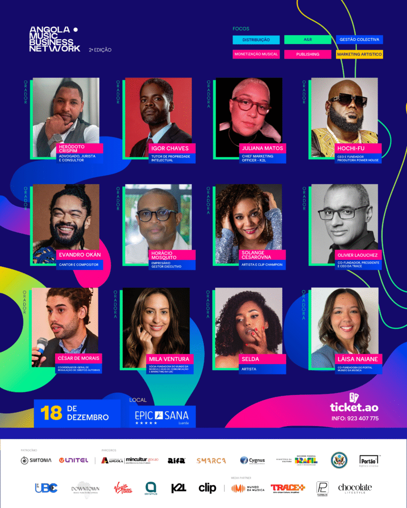 Mundo da Música marca presença em Luanda na 2ª edição do Angola Music Business Networking