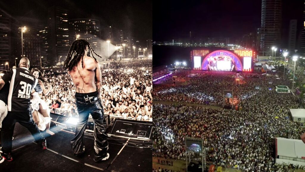 Matuê comanda show histórico para 1,5 milhão de pessoas no Réveillon de Fortaleza
