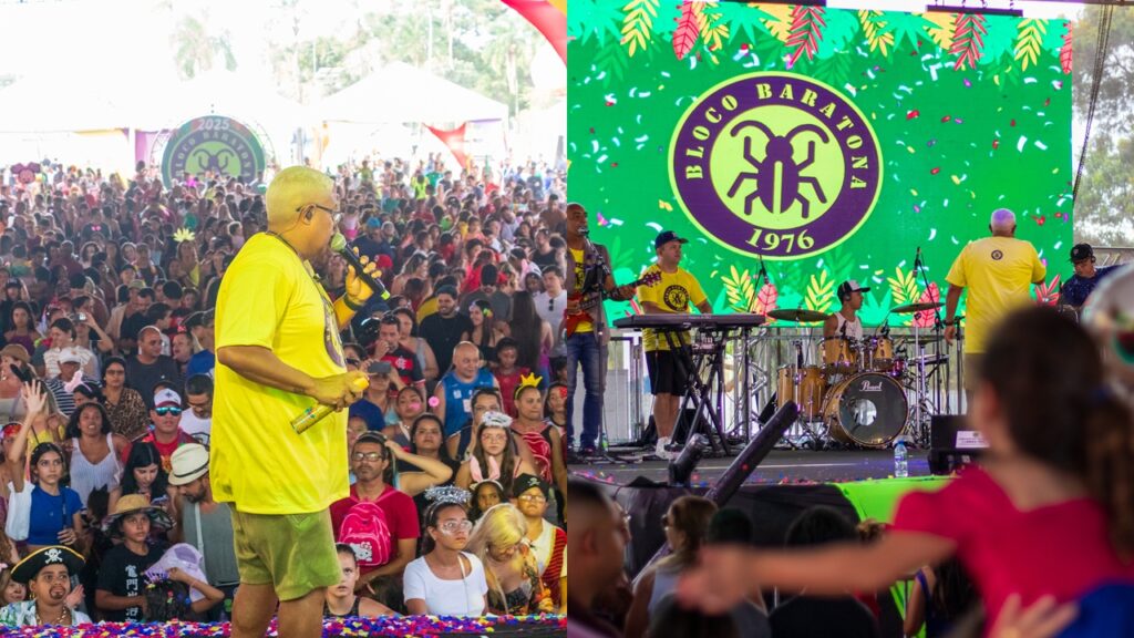 Baratona volta ao Parque da Cidade no DF Folia 2026 e reafirma o “bloco da família e da amizade”