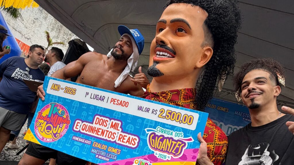 Léo da Bodega vence Corrida dos Bonecos de Olinda em estreia histórica no Carnaval 2026