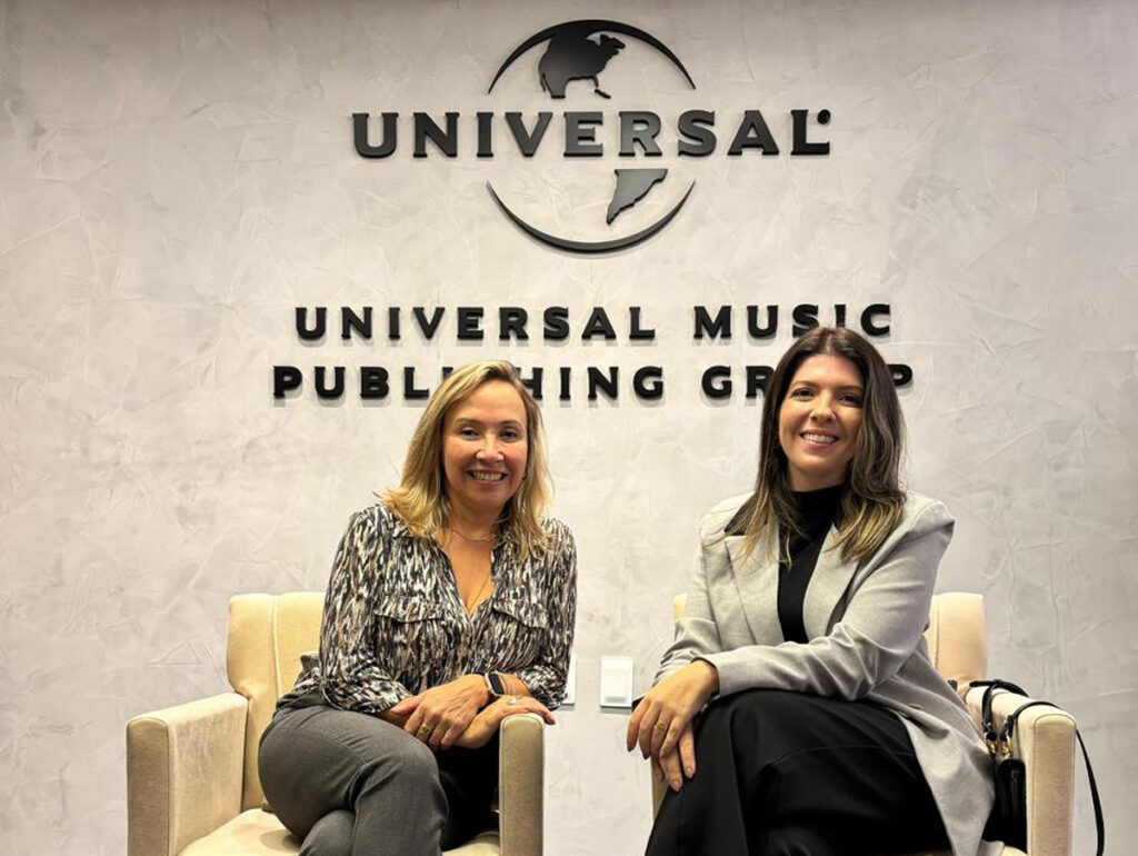 Adriana Ramos e Caroline Pepato na sede da UMPG