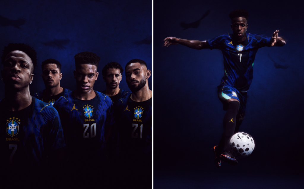 Jordan Brand e CBF revelam a camisa 2 da Seleção Brasileira
