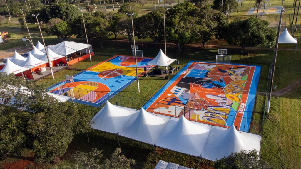 Com artes de Toys e Mão, Betano inaugura quadras revitalizadas no Parque da Cidade em Brasília