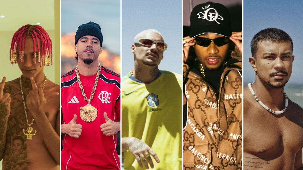 Os 10 artistas do rap nacional com maior nº de ouvintes no Spotify