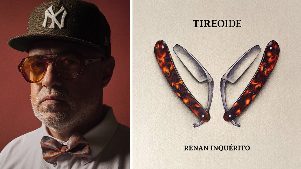 Renan Inquérito transforma superação em obra com "TIREOIDE"