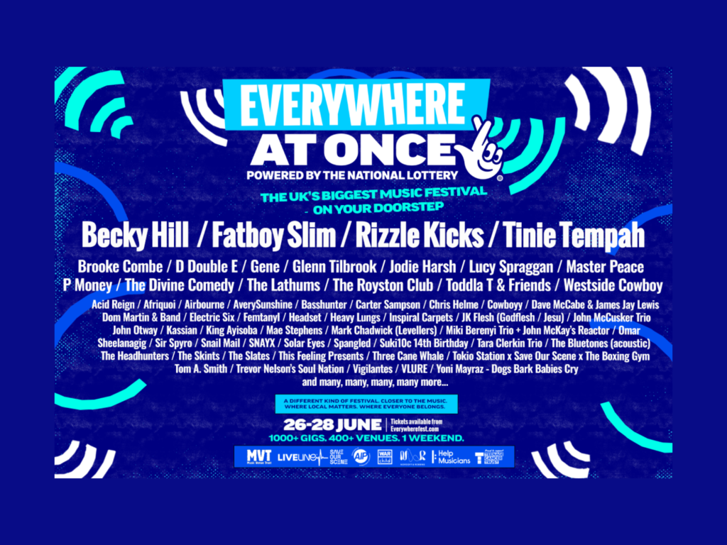 Descubra uk’s everywhere at once festival swells to 400-plus venues