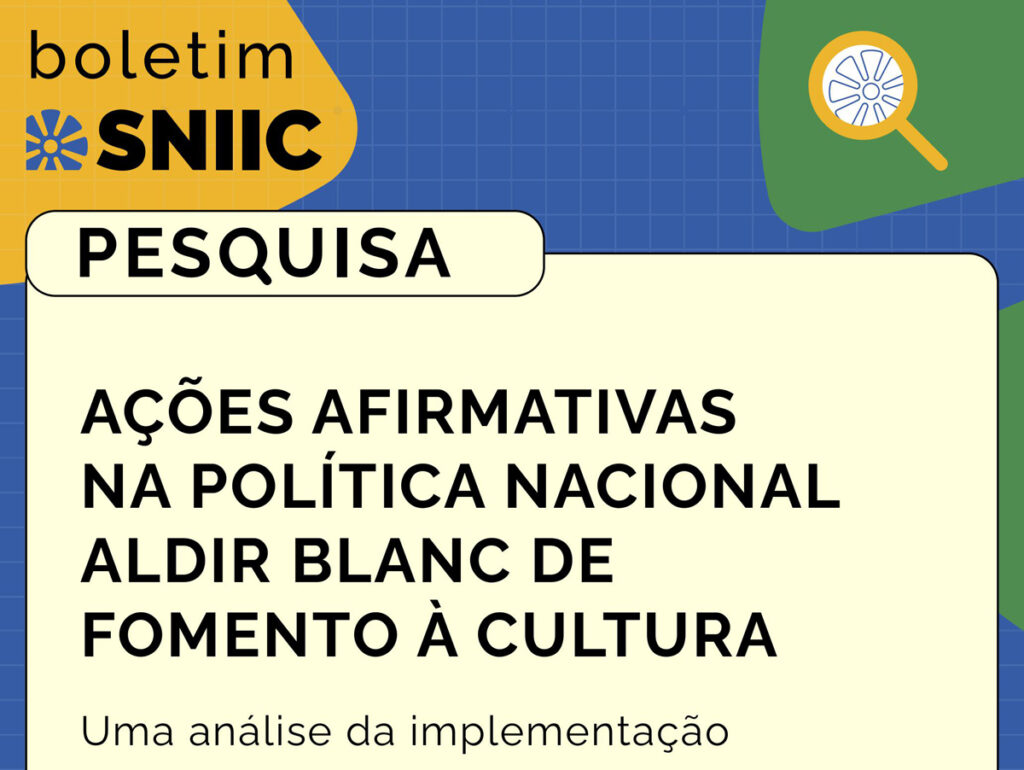 MinC revela estudo sobre Política Aldir Blanc