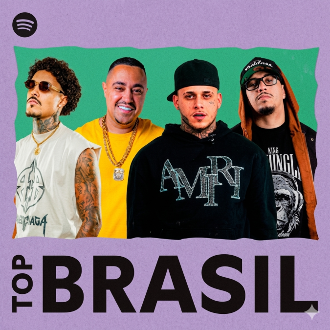 Playlist Top Brasil: Saiba qual música está em 1º lugar no Spotify.