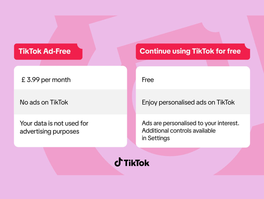 TikTok lança plano sem anúncios no Reino Unido e reacende atenção para dados e descoberta musical