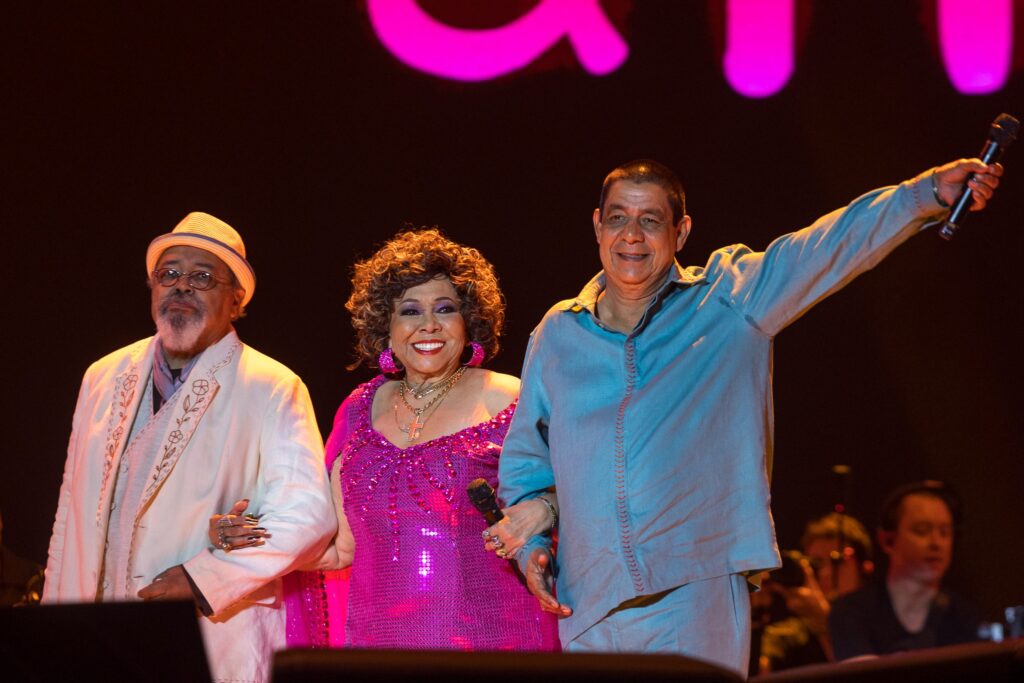 Alcione, Zeca Pagodinho e Jorge Aragão passam por SP com turnê em conjunto: veja fotos