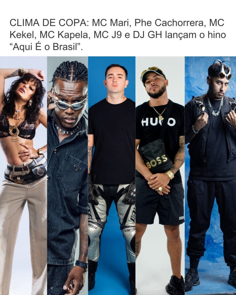 Da Periferia para o Mundo: 'Aqui é o Brasil' Une Estrelas do Funk em Faixa que Consolida o Gênero como Potência Global e Bilionária