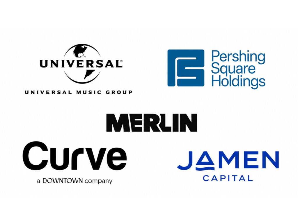 UMG recompra 14,2 milhões de ações por €250 milhões, com saída da Pershing Square, e vende Curve para Merlin e Jamen Capital