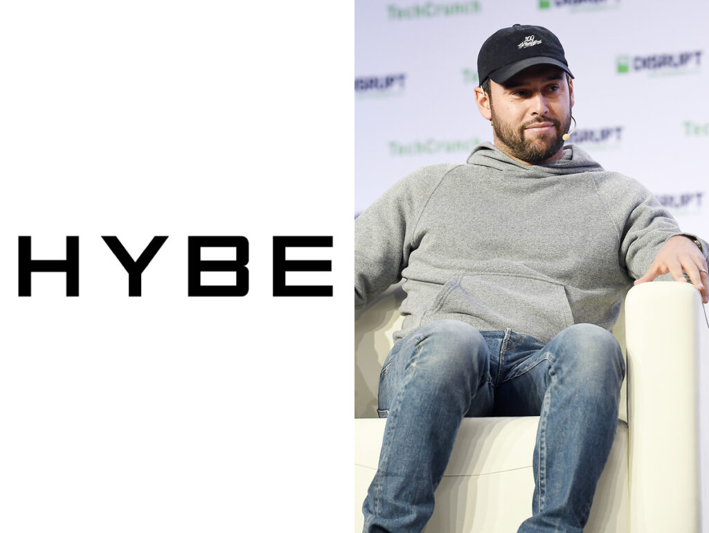 Hybe, Scooter Braun
