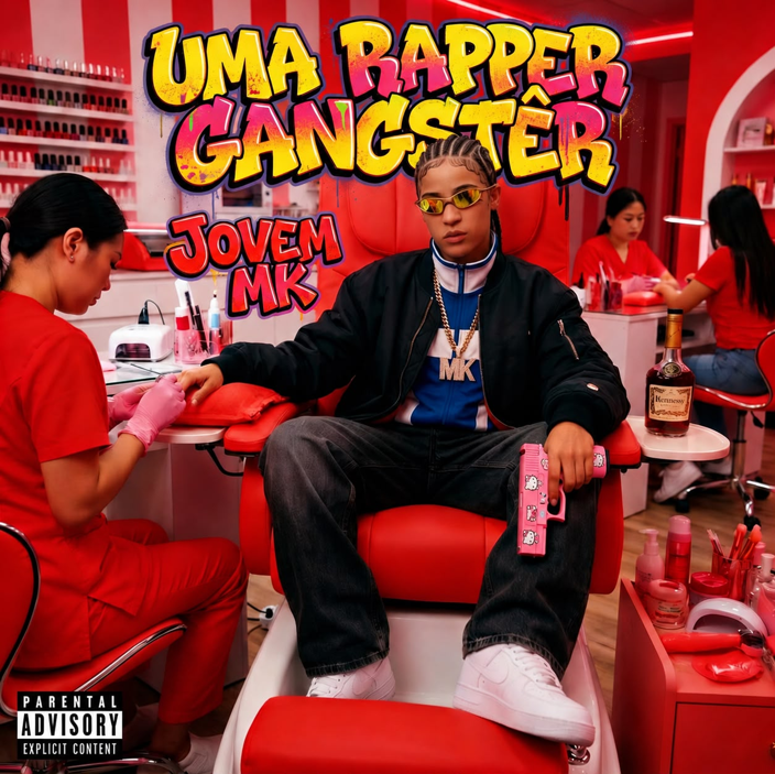 Jovem MK apresenta “Uma Rapper Gangster”, o maior projeto de sua carreira, com participações de Mano Brown, MC Hariel, L7NNON, Azzy e Clara Lima