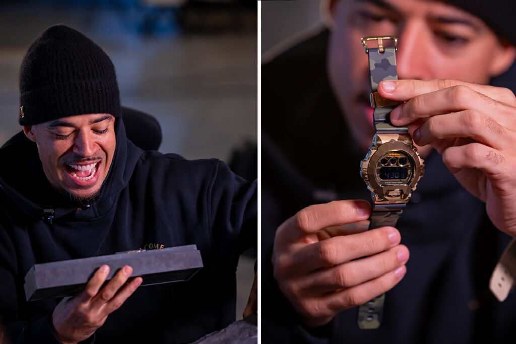 L7NNON recebe relógio exclusivo da G-Shock
