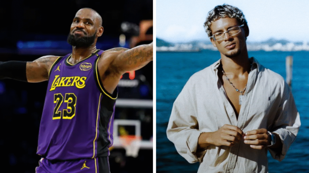 LeBron James usa música de rapper brasileiro em post e repercute entre o público