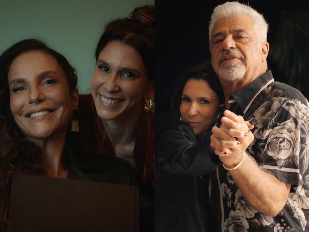 Sarah Oliveira com Ivete Sangalo e Lulu Santos no programa Atenção para o Refrão (Crédito: Divulgação)