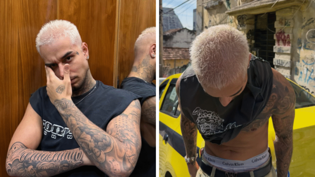 Rapper Veigh surpreende fãs ao aparecer com novo visual nas redes sociais e deixa recado