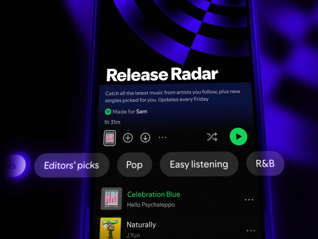 Spotify lança filtros para o Radar de Novidades