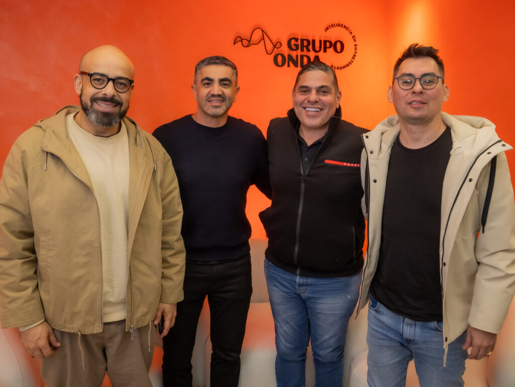 Da esqueda para a direita: Ricardo Santos, Jaison Vieira, Alex Calil e Marcio Benites (Crédito: Divulgação)