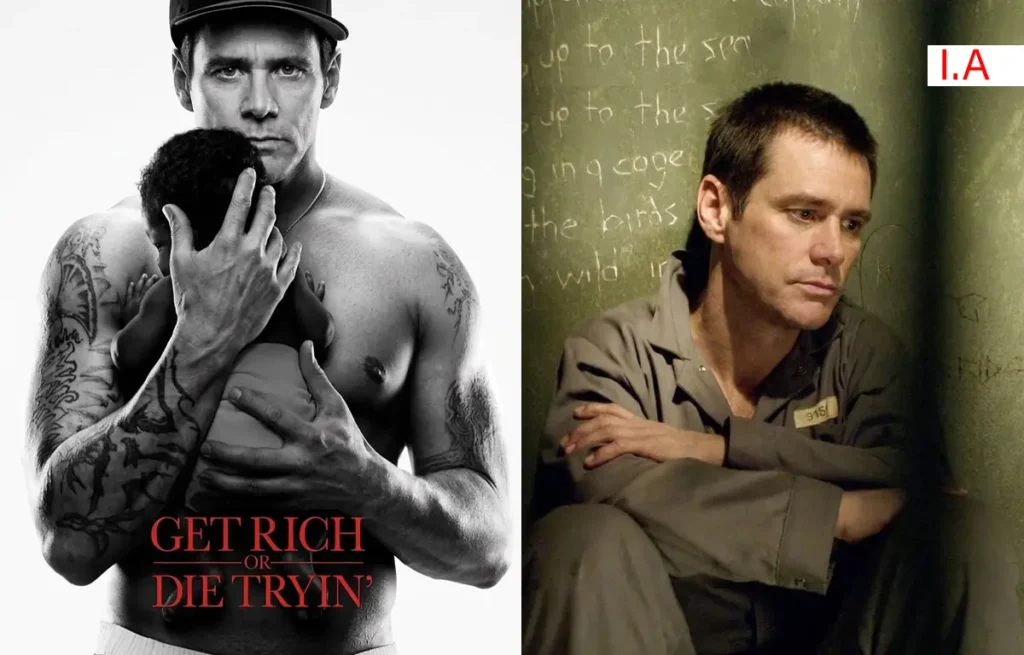 Jim Carrey é recriado por IA em referências a fotos icônicas do rap