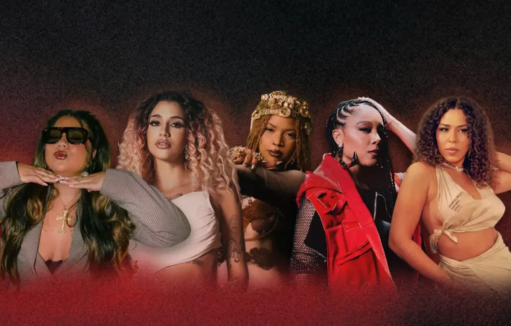 As rappers brasileiras com maior nº de ouvintes no Spotify