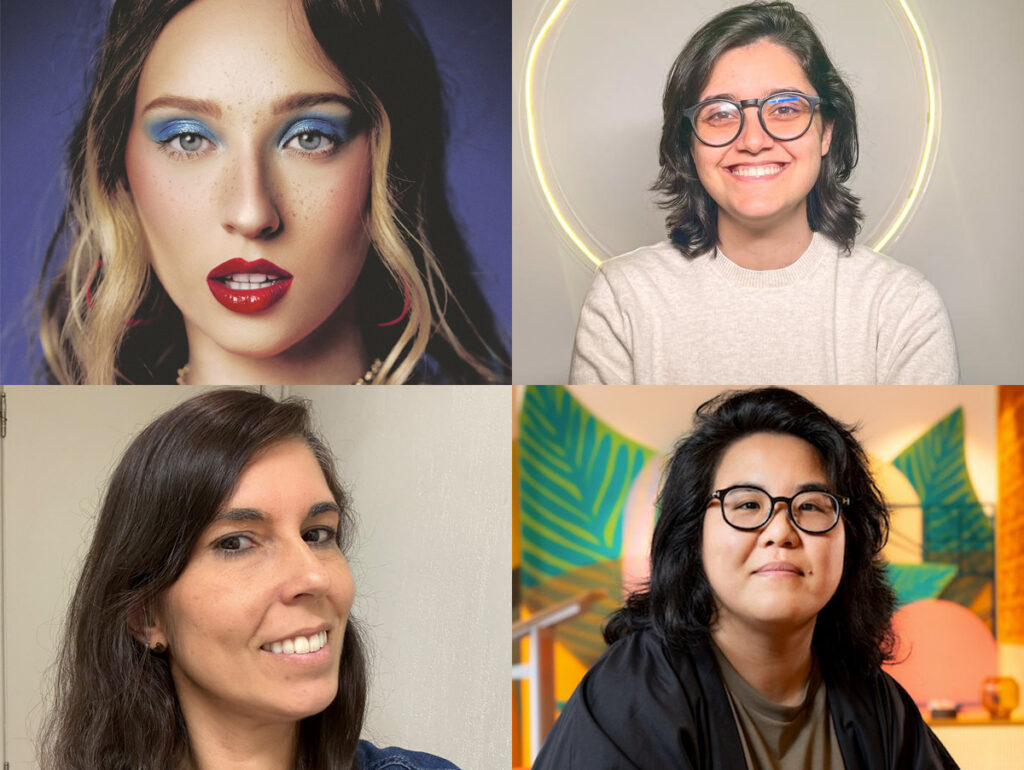 Isa Buzzi, Manuela Chulam, Monike Grego e Mary Morita