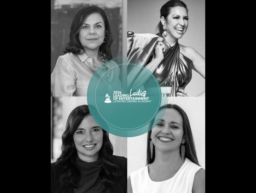 Latin Grammy anuncia Leading Ladies of Entertainment 2026; Sandra Jimenez é a primeira brasileira homenageada pelo programa · Mundo da Música