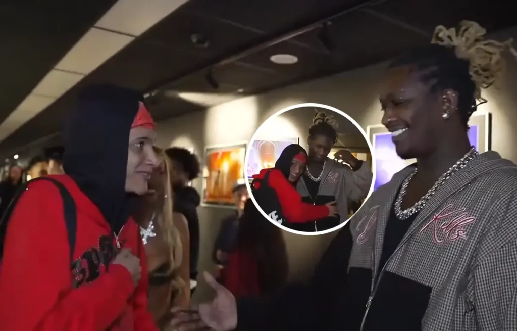 Oruam encontra Young Thug e recebe convite de Drake