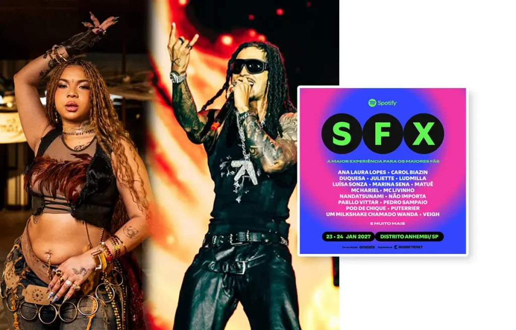 Spotify anuncia SFX 2027 com Matuê, Veigh e MC Hariel