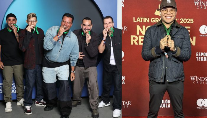 Artistas indicados recebem medalha no Latin Grammy 2025