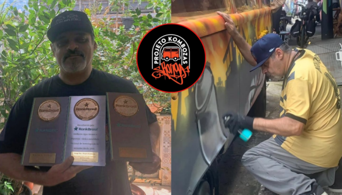 Bonga Mac se torna hexa recordista do RankBrasil com projeto Kombozas, que une graffiti e ação social em SP • Rap Dab