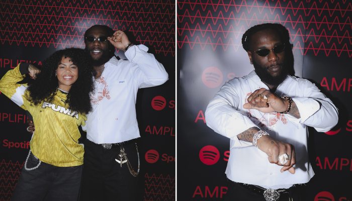 Burna Boy se conecta com artistas br em encontro do Spotify