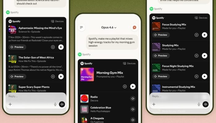 Integração Claude e Spotify