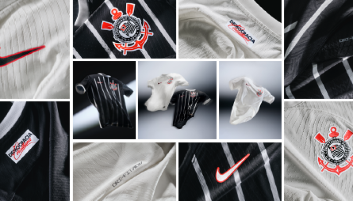 Novo manto do Corinthians - Foto Divulgação