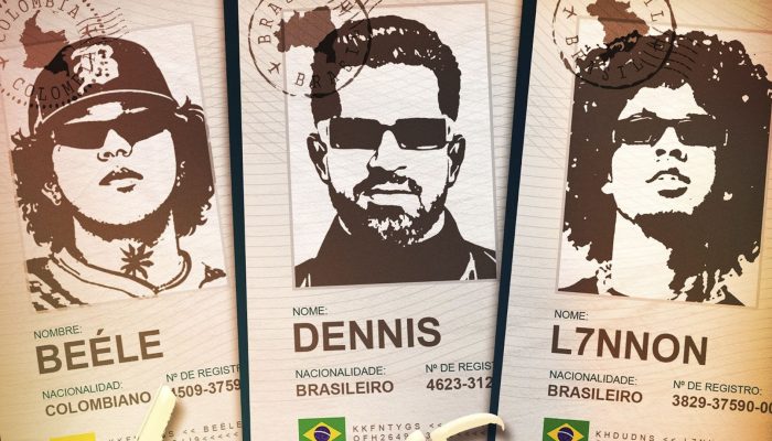 DENNIS, Beéle e L7NNON lançam single unindo Brasil e Colômbia